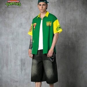 Teenage Mutant Ninja Turtles Green and Yellow Shirt